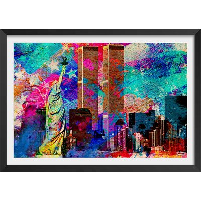 Affiche illustration graffiti new york HEXOA