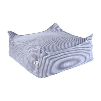 Pouf enfant carré velours côtelé OTTO WIGIWAMA