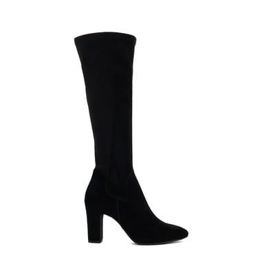 Bottes à bout en amande et talon carré coupe large - Wide Fit SIMPLE DUNE LONDON