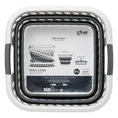 Corbeille à linge pliable 40L 5FIVE SIMPLY SMART