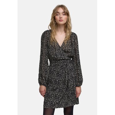 Robe portefeuille imprimé tachiste rock IKKS