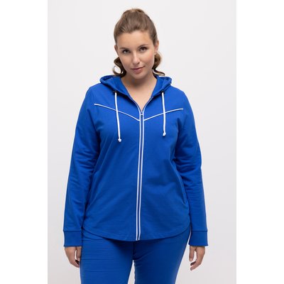 Veste en molleton, passepoil, capuche ULLA POPKEN