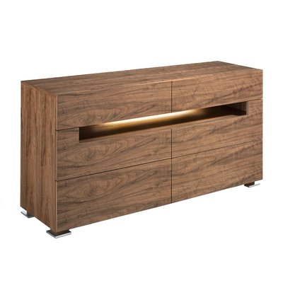 Commode en noyer et éclairage intérieur ANGEL CERDA