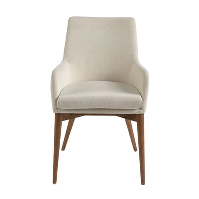 Chaise en tissu beige ANGEL CERDA