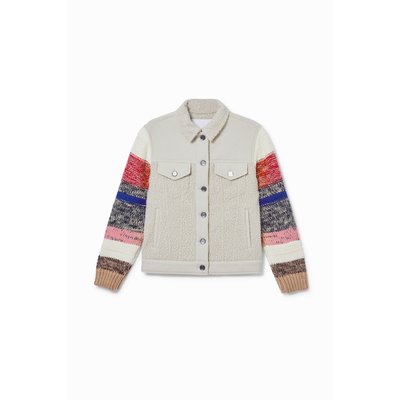 Desigual - Veste trucker bi-matière DESIGUAL