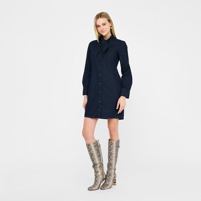 Robe chemisier en toile denim LIU JO