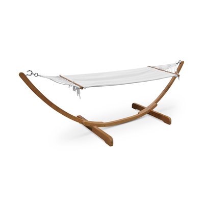Hamac sur pieds bois d'eucalyptus toile en coton HAMACA SWEEEK