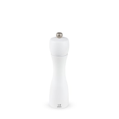 Tahiti Moulin à sel manuel en bois couleur blanc mat 20 cm PEUGEOT