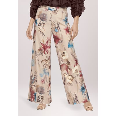 Pantalon Marlene à imprimé à fleurs VERA MONT