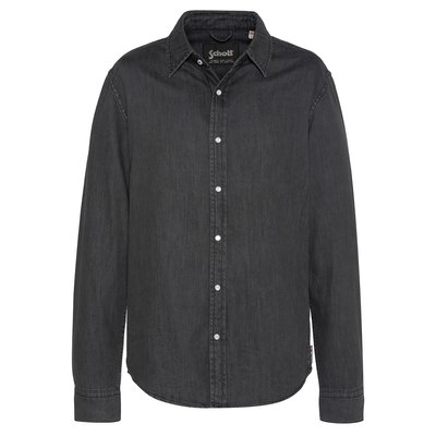 Chemise manches longues en denim SCHOTT