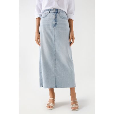 Jupe jean effilochée deals