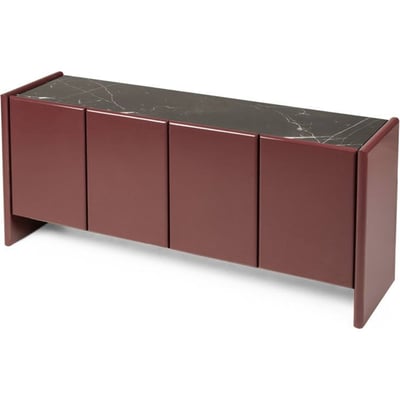 Buffet 4 portes LARIQ plateau marbre RECOLLECTION
