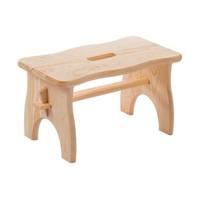 Repose-pieds Pin Massif H21 Cm X L38,5 Cm X P19 Cm ASTIGARRAGA