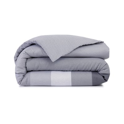 Housse de couette en satin de coton marron, LOGAN BOSS HOME
