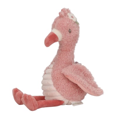 Peluche flamant rose SAFARI FRIENDS LITTLE DUTCH
