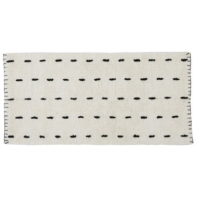 Tapis déco en coton tufté point de cheval AMARA GUY LEVASSEUR