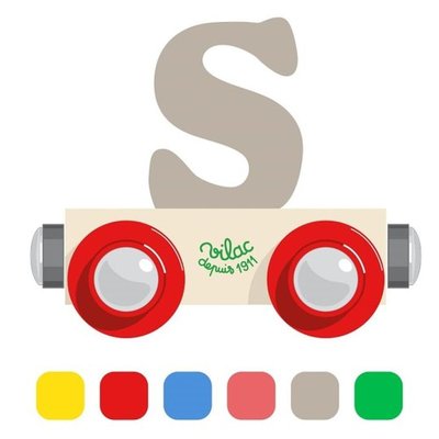Lettre wagon VILAC