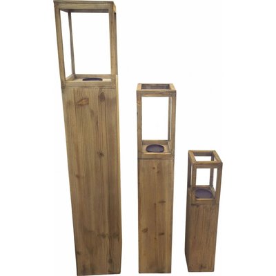 Support décoratif rustique en bois d'inspiration naturelle RECOLLECTION