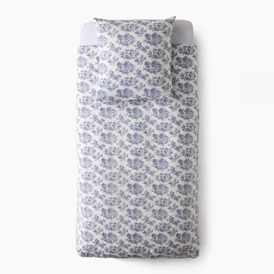 Housse de couette imprimée, 100% coton bio GOTS MONOPRIX