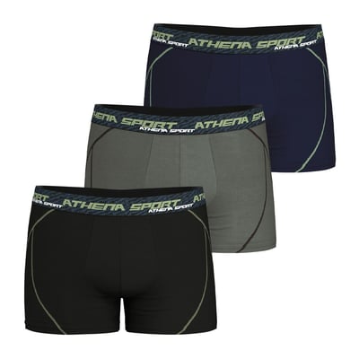 Lot de 3 boxers, Training dry ATHENA