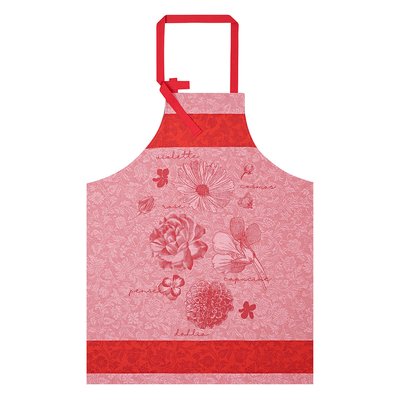 Tablier en Coton, FLEURS À CROQUER LE JACQUARD FRANCAIS