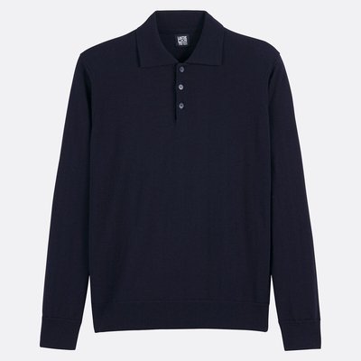 Merino Wool Polo Jumper/Sweater, Made in Europe LA REDOUTE COLLECTIONS