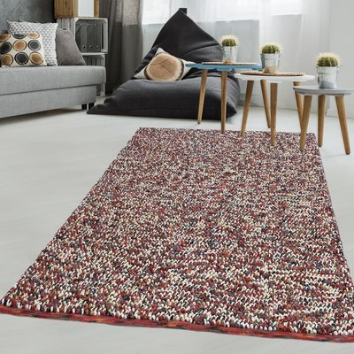 Tapis salon et chambre tissé en laine motif faux uni MARBLE A UN AMOUR DE TAPIS