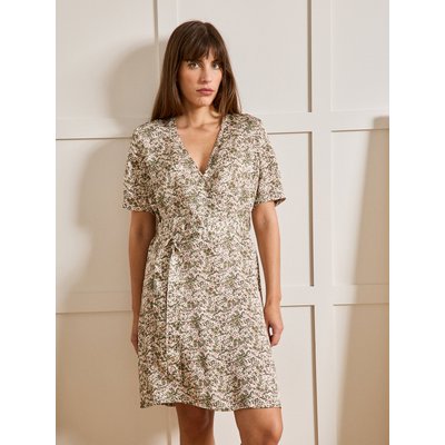 Robe cache-coeur courte imprimé Nina CYRILLUS