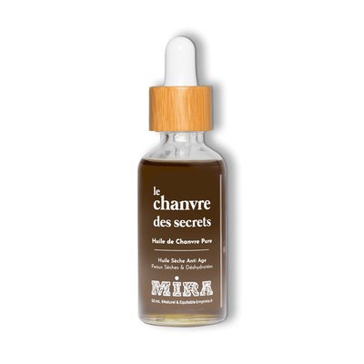 Huile de chanvre sérum anti-âge Chanvre des Secrets MY MIRA