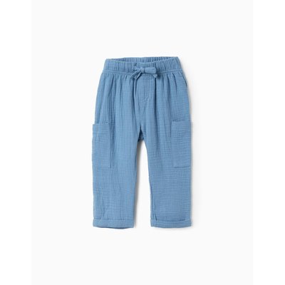 Pantalon en Mousseline de Coton ZIPPY