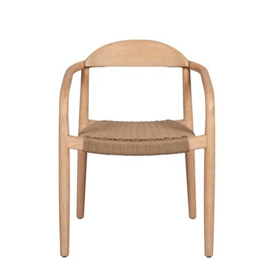 Chaise repas Eucalyptus et corde ZAGO