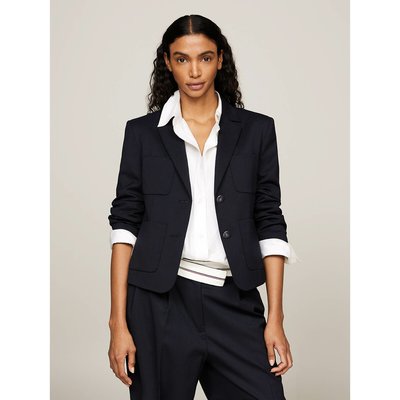 Veste blazer courte, boutonnée TOMMY HILFIGER