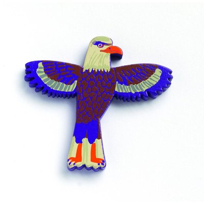 Lettre animaux en bois T DJECO