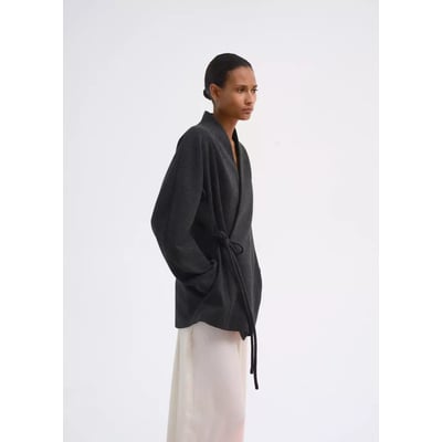 Veste droite à nœud MANGO