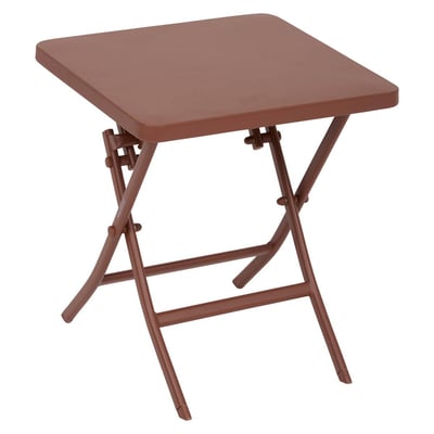 Table d'appoint de jardin pliante carrée en aluminium GREENSBORO HESPERIDE