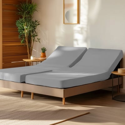Drap housse en percale de coton pour lit articulé SOFT PERCALE SENSEI MAISON