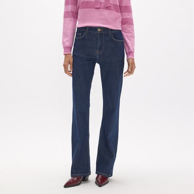 Jean bootcut à logo brodé en arrière LOLA CASADEMUNT