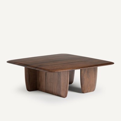 Salontafel in massief notenhout, groot model, Iloss AM.PM