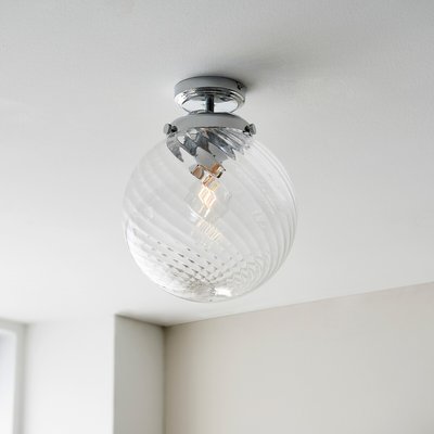 Maurice Spiral Bathroom Flush Ceiling Light SO'HOME