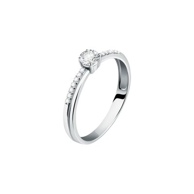 Bague en or blanc 375 B-CLASSIC BLUESPIRIT