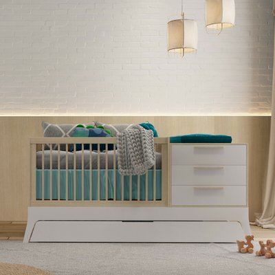 Lit bébé combiné et évolutif CHARLIE AKITEN RETAIL