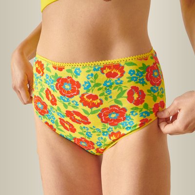 Culotte coton taille haute IMPRIMÉE WE ARE JOLIES