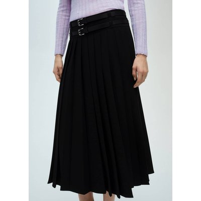 Jupe plissée ceinture double MANGO