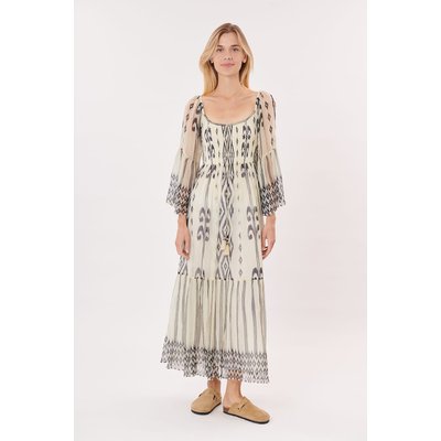 Robe longue imprimée graphique manches longues TAFFY DERHY