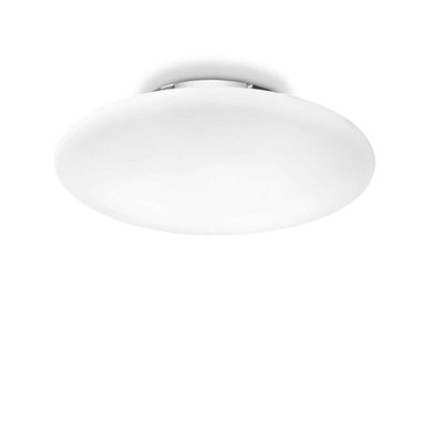 Grand Plafonnier En Verre Soufflé Dépoli Yoga MILLUMINE