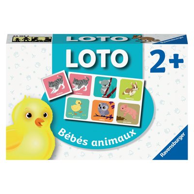 Loto theme bebes animaux jeux RAVENSBURGER