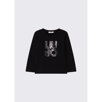 T-shirt a manches longues avec imprimé LIU JO
