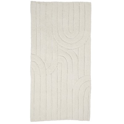 Tapis de bain déco graphique arc en coton RETRO GUY LEVASSEUR
