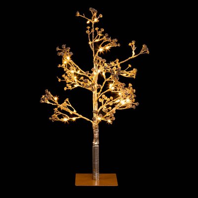 Arbre lumineux d intérieur doré H50cm 48 LED + transfo FEERIC LIGHTS & CHRISTMAS