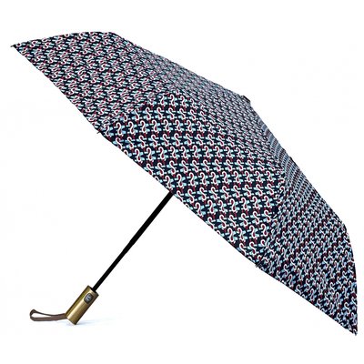 Parapluie pliable avec ouverture et fermeture automatique Happy Swan BLEU CERISE